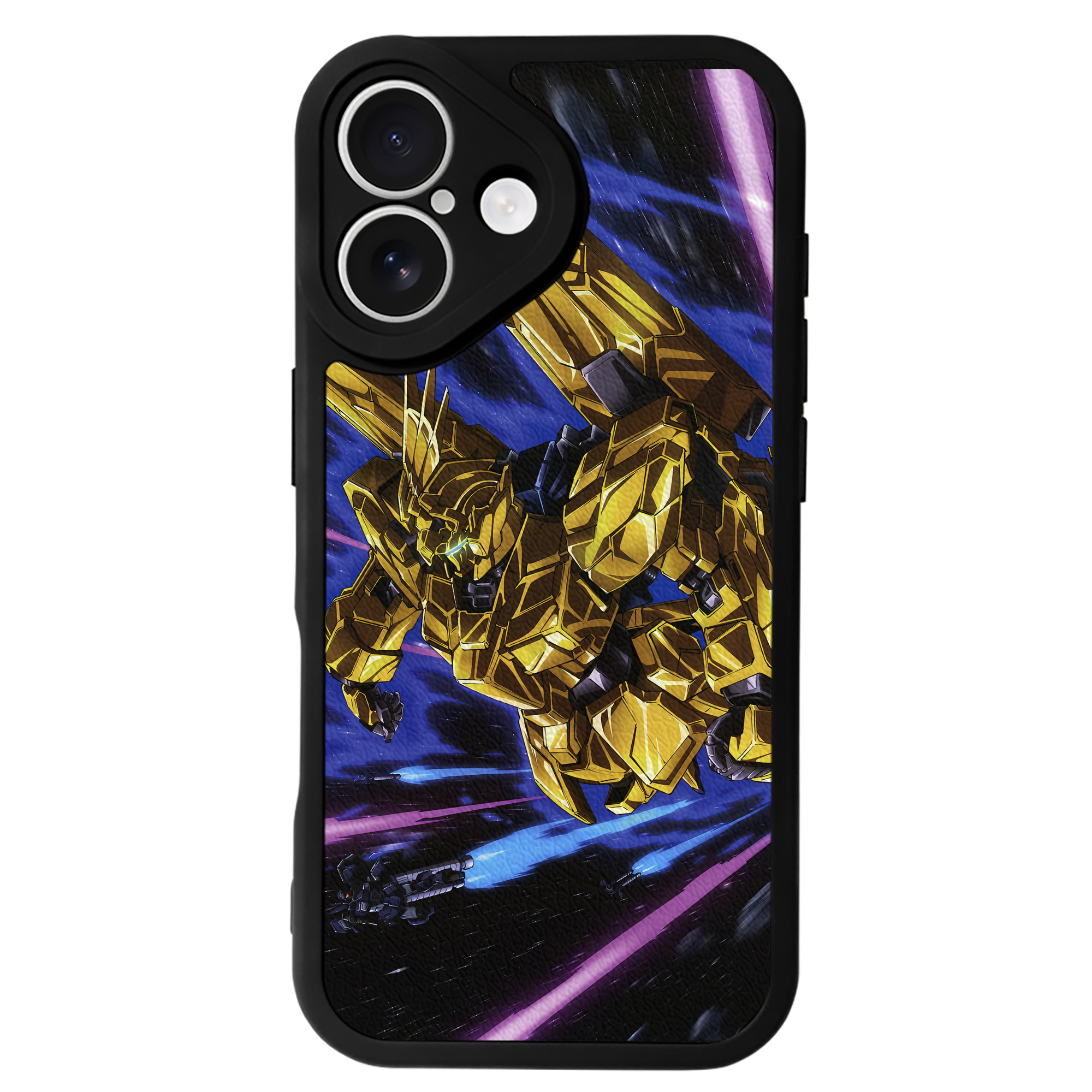 （画像用） 機動戦士ガンダム Mobile Suit Gundam 【iPhone 16シリーズ対応】シリコンスマホケース（レザー調） 材質：シリコン